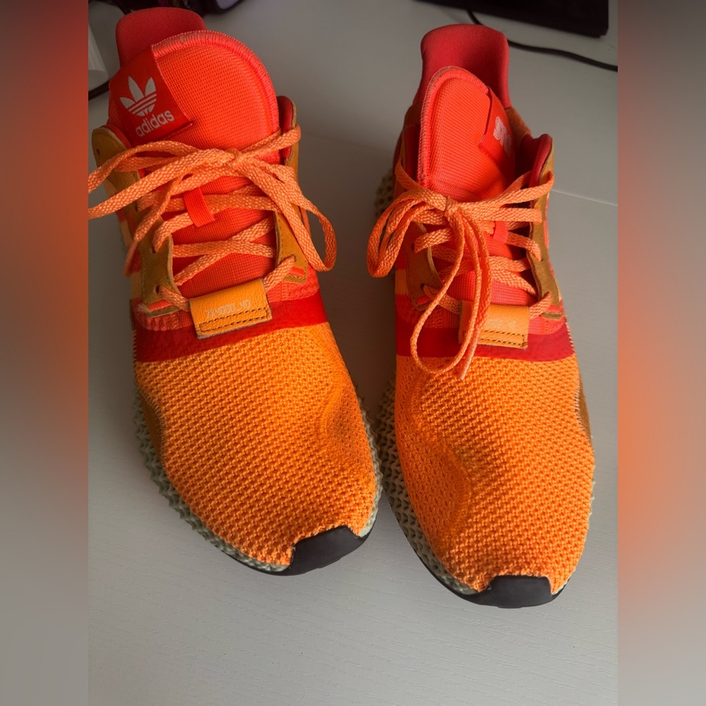 Adidas ZX 4000 4D Orange Men’s Sz 11.5 Sunrise FV5524 DS X